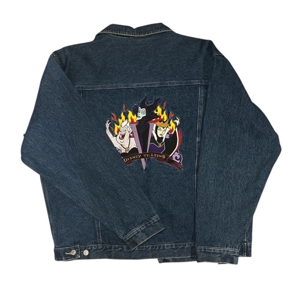 Denim Jean Jacket with Graphic Design